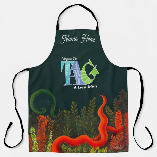 Delantal I support the Topeka Art Guild Design Apron (Anverso)