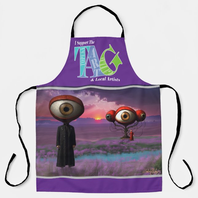 Delantal I support the Topeka Art Guild Design Apron (Anverso)