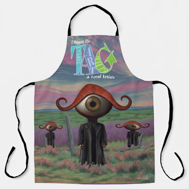 Delantal I support the Topeka Art Guild Design Apron (Anverso)