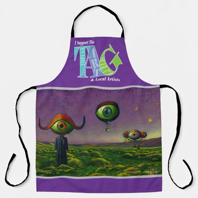 Delantal I support the Topeka Art Guild Design Apron (Anverso)