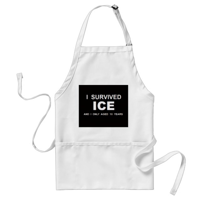 Delantal I Survived ICE  (Frente)