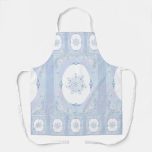 Delantal Ice Blue Snowflake