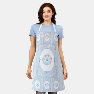 Delantal Ice Blue Snowflake