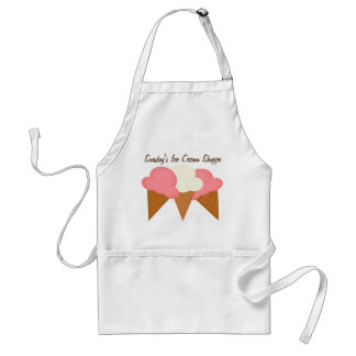 Delantal Ice Cream Cone Shop Apron