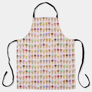 Delantal "Ice Creams of Many Flavors" Pattern