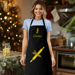 Delantal Icono de repostería minimalista para cocinas moder
