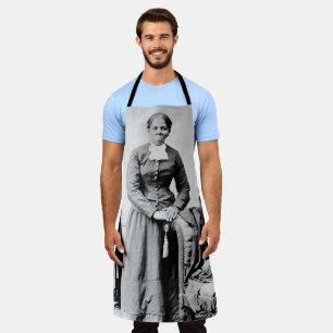 Delantal Iconos de la Historia Negra: Harriet Tubman, Derec
