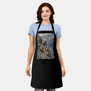 Delantal Iconos de los nativos americanos: Guerreros Apache