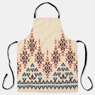 Delantal Ikat arte bello, abstracto y étnico, Ikat sin cost