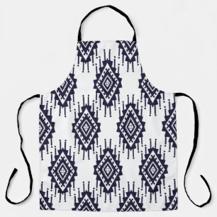 Delantal Ikat Boho Aztec Textile Motif
