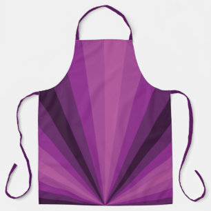 Delantal Ilusión óptica Apron de impresión todo sobre púrpu