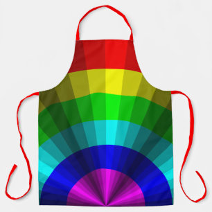 Delantal Ilusión óptica Ilusión arco iris todo sobre el dis