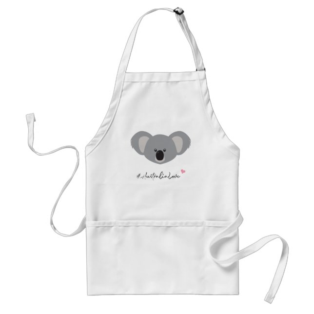 Delantal ilustracion #AustraliaLove Koala (Frente)