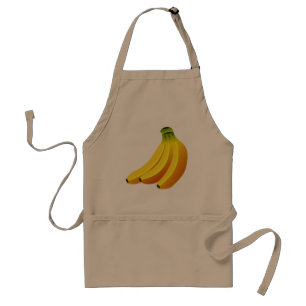 DELANTAL  ILUSTRACION DE DISEÑO DE BANANA BUNCH
