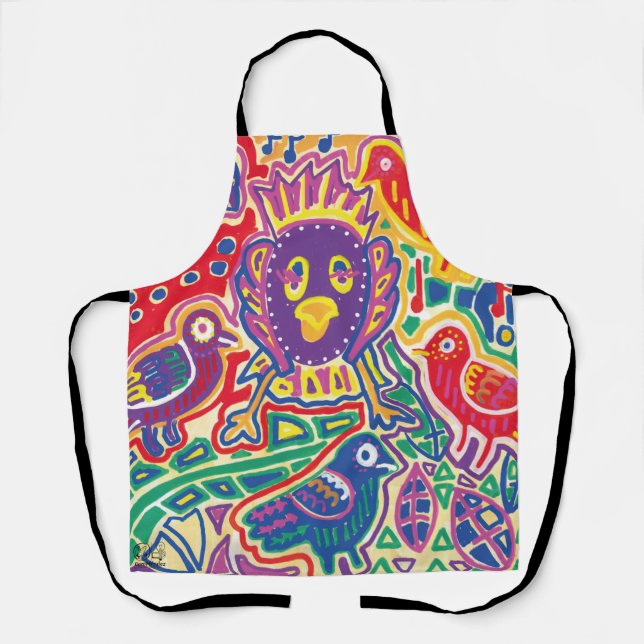 Delantal Ilustración de Mola1 (Anverso)