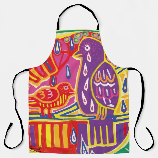 Delantal Ilustración de Mola5 (Anverso)