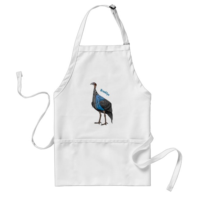 Delantal Ilustracion de personalizado de aves silvestres (Frente)