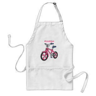 Delantal Ilustracion de personalizado de bicicleta de niños