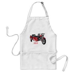 Delantal Ilustracion de personalizado de motocicletas Sidec