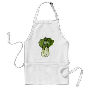 Delantal Ilustracion personalizado Bok choy