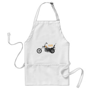Delantal Ilustracion personalizado Chopper Motorcycle 1950
