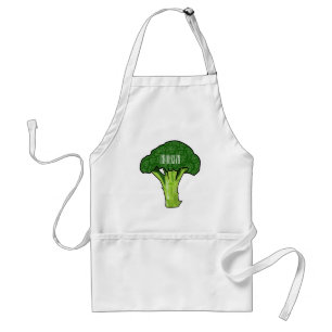 Delantal Ilustracion personalizado de Broccoli