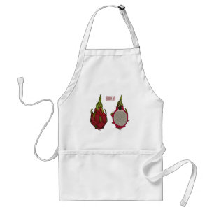 Delantal Ilustracion personalizado de fruta dragón