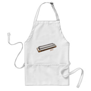 Delantal Ilustracion personalizado de Harmonica