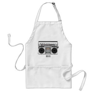 Delantal Ilustracion personalizado de radio