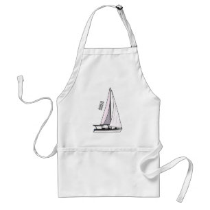 Delantal Ilustracion personalizado de velero