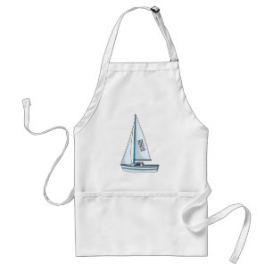 Delantal Ilustracion personalizado de velero