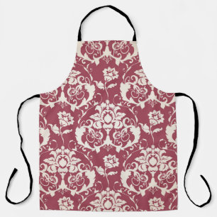 Delantal Ilustracion. Textura de lujo. Barroco, costura de