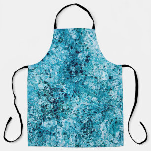 Delantal Ilustracion verde azulado