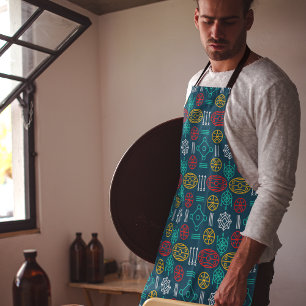 Delantal Ilustrador escandinavo Apron