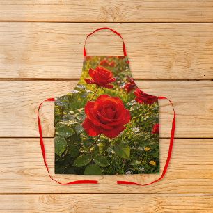 Delantal Imagen de Rosas Rojas Nº 2
