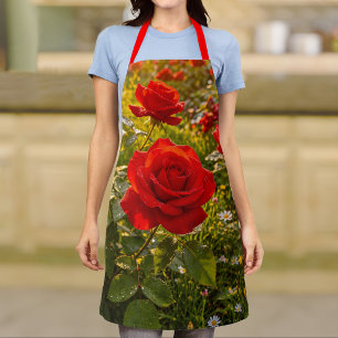 Delantal Imagen de Rosas Rojas Nº 2
