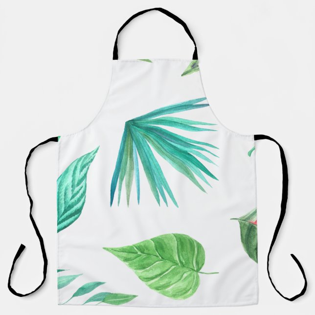 Delantal Imágenes prediseñadas tropicales (Anverso)