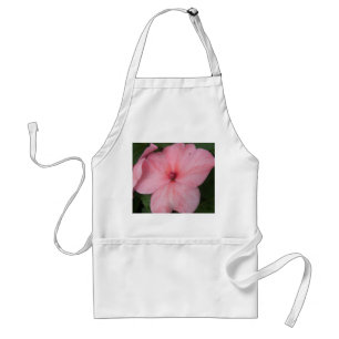 Delantal Impatios rosa pálido floridos Apron