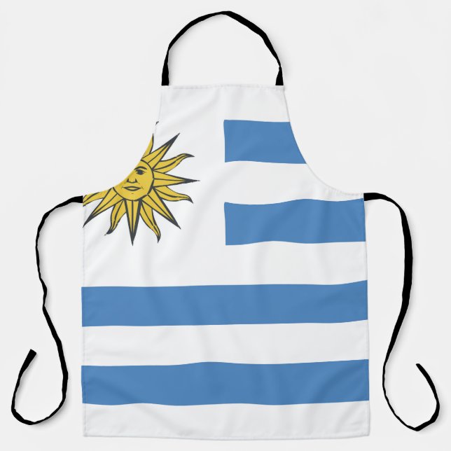 Delantal Imperio de la bandera uruguaya (Anverso)
