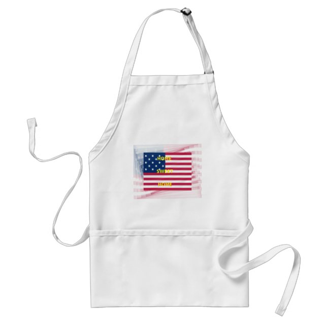 Delantal Impresión artística de la bandera de los Estados U (Frente)