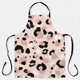 Delantal Impresión de animales leopardos abstractos moderno