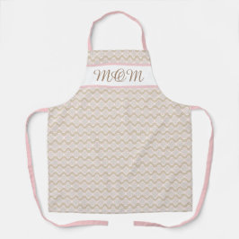 Delantal Impresión de flores divertidas