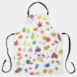Delantal Impresión de frutas y verduras