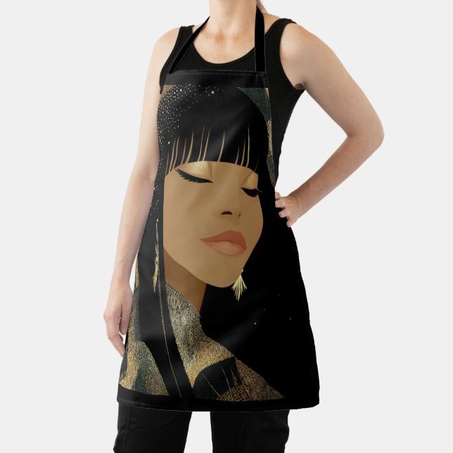 Delantal Impresión de lienzo estirado (in situ)