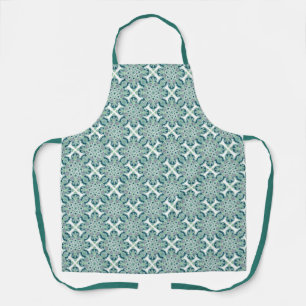 Delantal Impresión de Medallón Verde Apron