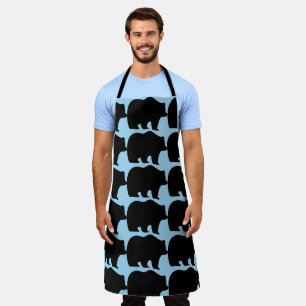 DELANTAL IMPRESIÓN DE OSO GRIZZO COCINA GRILLOUT APRON
