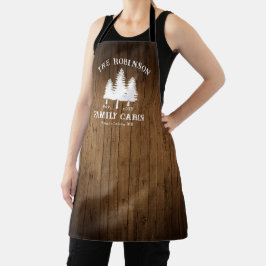 Delantal Impresión de plancha de madera para árboles de cab