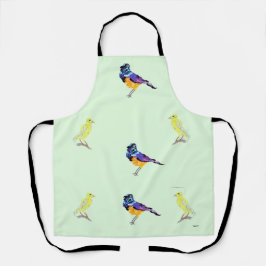 Delantal Impresión de todo sobre Apron : Aves