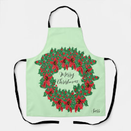 Delantal Impresión de todo sobre Apron : Feliz Navidad