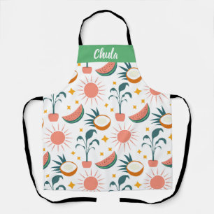 Delantal Impresión personalizada de estilo boho por todo el